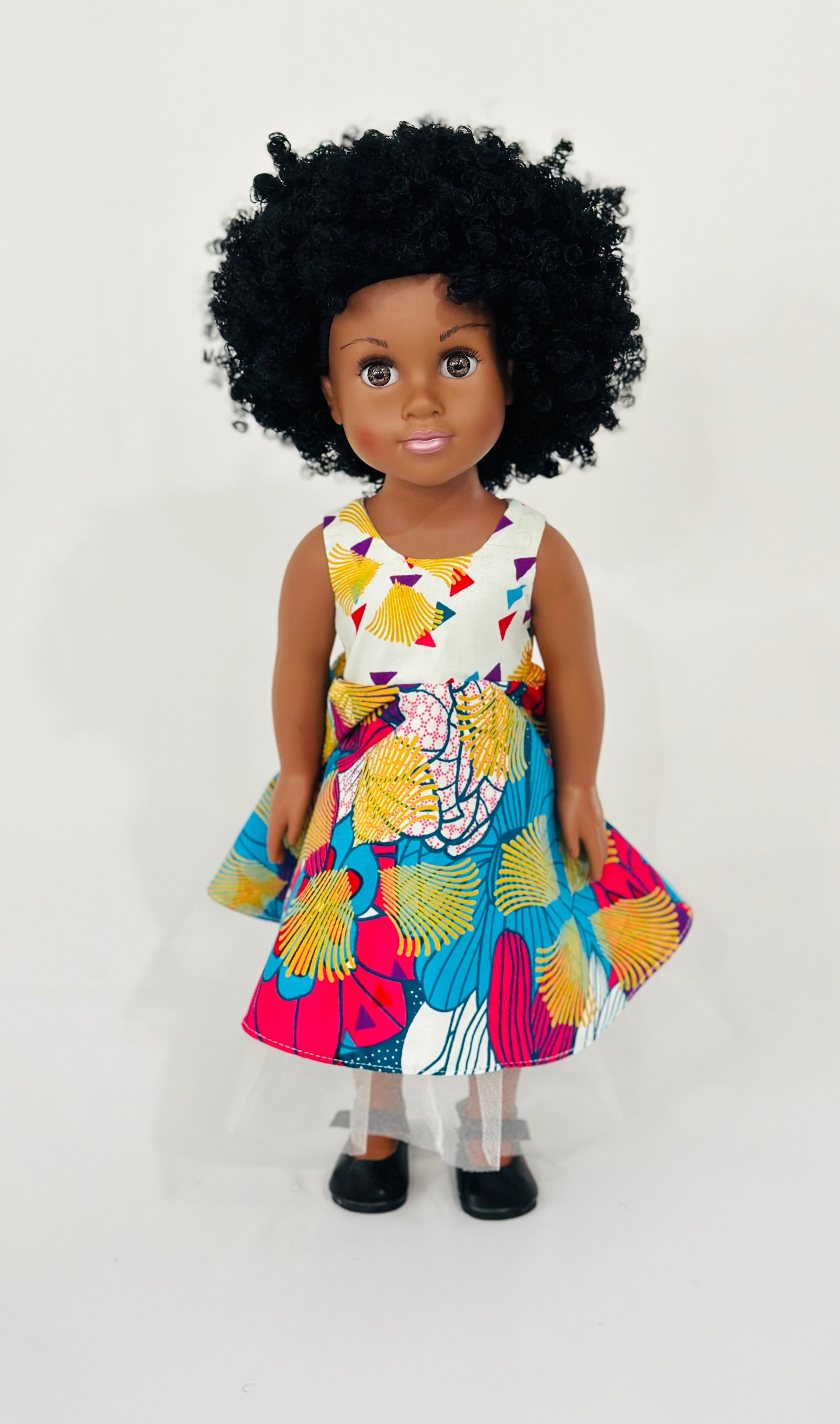 Black | African American Dolls, 18-inch Black Doll, Ages 3 and up (Fair Skin)
